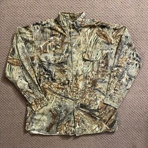 Browning Camo Button Down Shirt Size Medium